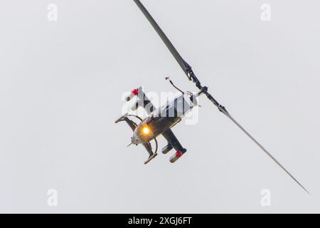 Bell AH-1 Cobra auf der Antidotum Air Show 2024 in Leszno, Polen Stockfoto