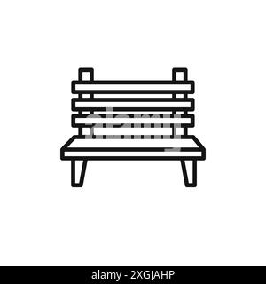 Sammlung von Bench-Symbol-Vektor-Logo für Web-App-ui Stock Vektor