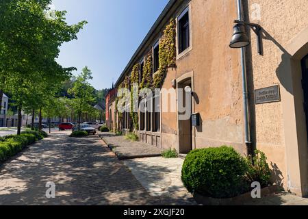 Europa, Luxemburg, Larochette, Kulturzentrum Veräinsbau (Clubgebäude) in der Rue de Medernach Stockfoto