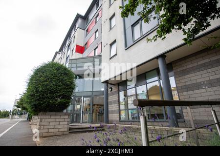Unite Students bietet Studentenunterkünfte in Medway, Kent, in der Nähe des Campus in Chatham. Bekannt als Pier Quays, liegen die Wohnungen in der Nähe des River Medway und der Städte Gillingham, Chatham, Rainham und Strood. Stockfoto
