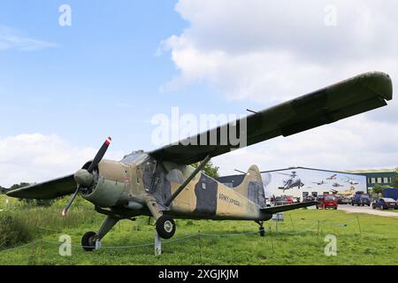 Army Flying Museum, Kentsboro, Middle Wallop, Stockbridge, Hampshire, England, Großbritannien, Großbritannien, Europa Stockfoto