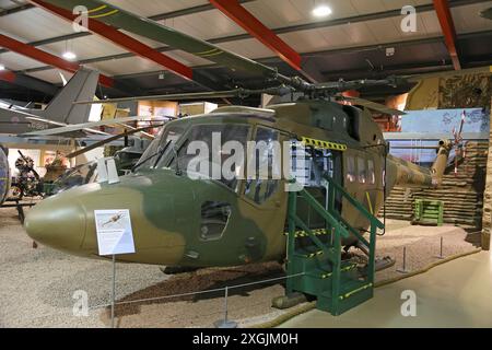 Army Flying Museum, Kentsboro, Middle Wallop, Stockbridge, Hampshire, England, Großbritannien, Großbritannien, Europa Stockfoto