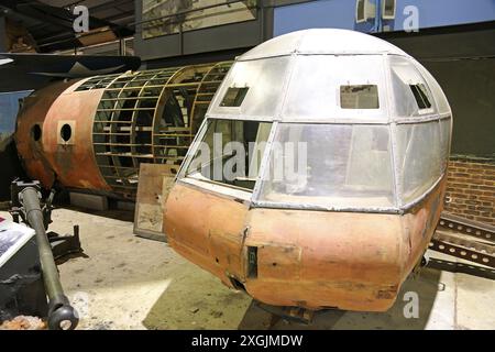 Army Flying Museum, Kentsboro, Middle Wallop, Stockbridge, Hampshire, England, Großbritannien, Großbritannien, Europa Stockfoto