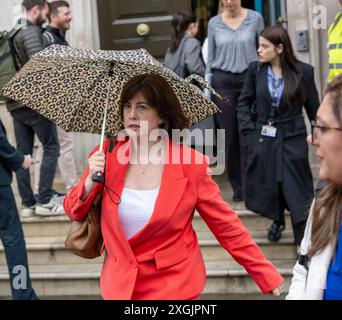 London, Großbritannien. Juli 2024. Minister in Whitehall Lucy Powell, Leader des Unterhauses, Credit: Ian Davidson/Alamy Live News Stockfoto