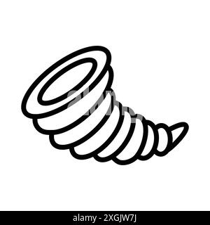 Cornucopia Symbol Vektor Logo Set Sammlung für Web App ui Stock Vektor