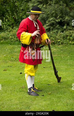 Monmouth Rebellion Reenactment Stockfoto