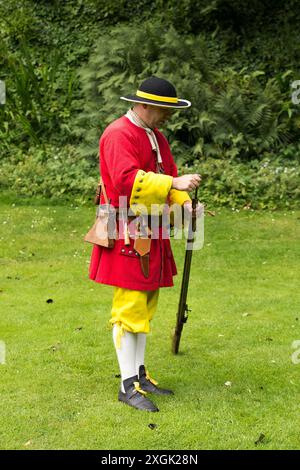 Monmouth Rebellion Reenactment Stockfoto