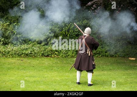 Monmouth Rebellion Reenactment Stockfoto