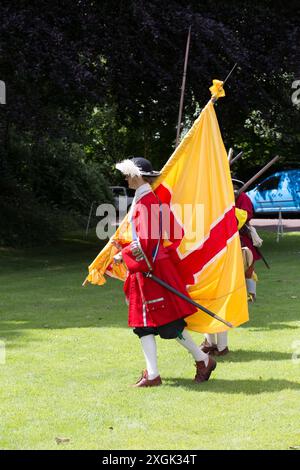 Monmouth Rebellion Reenactment Stockfoto