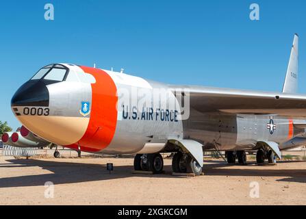 Boeing B52A Stratofortress SAC Bomberflugzeug aus dem Jahr 1952 im Pima Air & Space Museum in Tucson, AZ, USAUSA Stockfoto