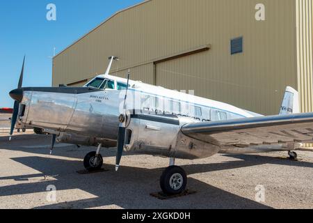 De Havilland DH3 Flugzeuge des Australian Flying Doctor Service im Pima Air and Space Museum in Tucson AZ, USA Stockfoto