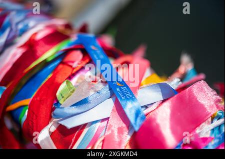 Brücke Ponte LACOS de Amizade, Aveiro, Portugal Stockfoto