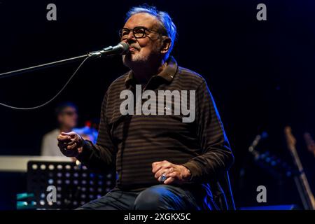 Mauro Pagani feiert vierzig Jahre Crêuza de Mä in Genua: Stockfoto