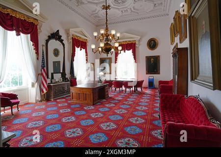 Vermont State Capitol Building, Montpelier, Büro des Gouverneurs Stockfoto