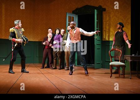 DER INSPEKTOR DES GOUVERNEURS IM MARYLEBONE THEATRE LONDON Stockfoto