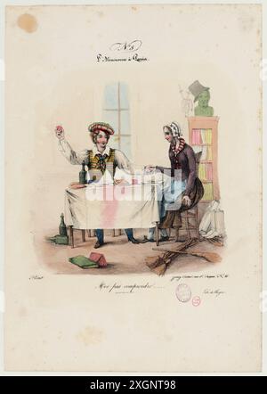 Plattel, Henri Daniel (Dessinateur-lithographe) | Chéyère ou Dechéyère, Alexandre (Imprimeur-lithographe) | Genty (éditeur) (Herausgeber) Stockfoto