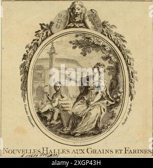 Duclos, Antoine-Jean (Dessinateur-lithographe)|Gravelot (Hubert-Francois Bourguignon, dit) (Auteur du modèle) Stockfoto