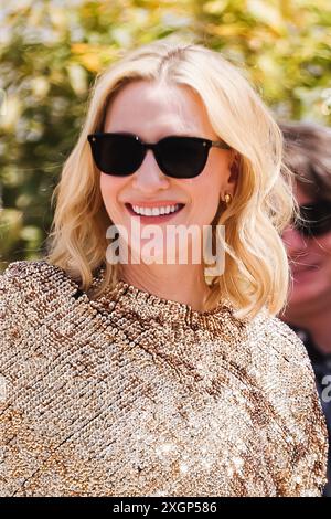 Cannes, Frankreich. Mai 2024. Cate Blanchett trifft am 19. Mai 2024 beim Fotoaufruf der Gerüchte während des 77. Festivals de Cannes in Cannes ein (Foto: Alessandro Bremec/NurPhoto) Credit: NurPhoto SRL/Alamy Live News Stockfoto