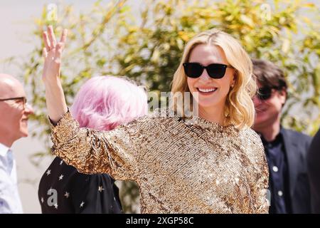 Cannes, Frankreich. Mai 2024. Cate Blanchett trifft am 19. Mai 2024 beim Fotoaufruf der Gerüchte während des 77. Festivals de Cannes in Cannes ein (Foto: Alessandro Bremec/NurPhoto) Credit: NurPhoto SRL/Alamy Live News Stockfoto