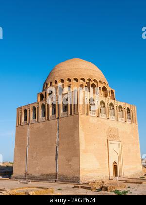 Soltan Sanjar Mausoleum, Merv, Turkmenistan bei Sonnenuntergang Stockfoto