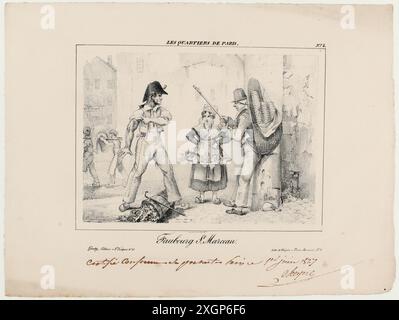 Plattel, Henri Daniel (Dessinateur-lithographe) | Chéyère ou Dechéyère, Alexandre (Imprimeur-lithographe) | Genty (éditeur) (Herausgeber) Stockfoto