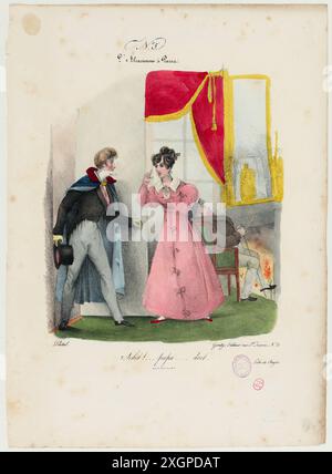 Plattel, Henri Daniel (Dessinateur-lithographe) | Chéyère ou Dechéyère, Alexandre (Imprimeur-lithographe) | Genty (éditeur) (Herausgeber) Stockfoto