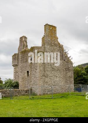 Glenbuchat Castle in Aberdeenshire, Schottland, Großbritannien. Stockfoto