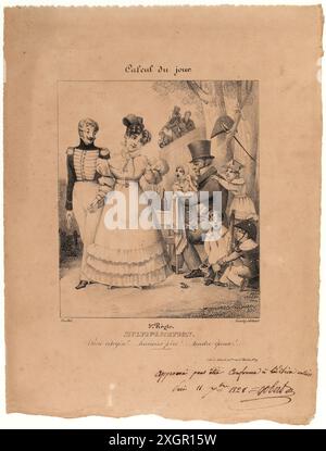 Plattel, Henri Daniel (Dessinateur-lithographe) | Gobert et Tirot (Imprimeur-lithographe) | Genty (éditeur) (Herausgeber) Stockfoto