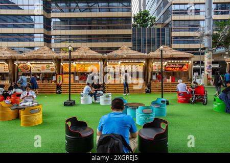 Street Food in Singapur Stockfoto