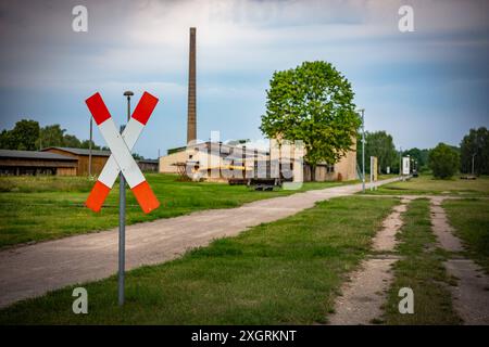 Mildenberg OT von Zehdenick im Landkreis Oberhavel im Bundesland Brandenburg, Industriedenkmal Ziegeleipark - 10.07.2024 Brandenburg *** Mildenberg OT von Zehdenick im Landkreis Oberhavel im Bundesland Brandenburg, Industriedenkmal Ziegeleipark 10 07 2024 Brandenburg Stockfoto