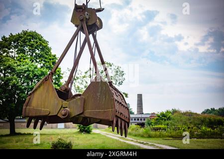 Mildenberg OT von Zehdenick im Landkreis Oberhavel im Bundesland Brandenburg, Industriedenkmal Ziegeleipark - 10.07.2024 Brandenburg *** Mildenberg OT von Zehdenick im Landkreis Oberhavel im Bundesland Brandenburg, Industriedenkmal Ziegeleipark 10 07 2024 Brandenburg Stockfoto