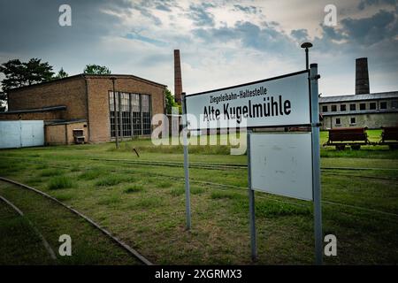 Mildenberg OT von Zehdenick im Landkreis Oberhavel im Bundesland Brandenburg, Industriedenkmal Ziegeleipark - 10.07.2024 Brandenburg *** Mildenberg OT von Zehdenick im Landkreis Oberhavel im Bundesland Brandenburg, Industriedenkmal Ziegeleipark 10 07 2024 Brandenburg Stockfoto