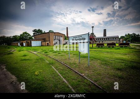 Mildenberg OT von Zehdenick im Landkreis Oberhavel im Bundesland Brandenburg, Industriedenkmal Ziegeleipark - 10.07.2024 Brandenburg *** Mildenberg OT von Zehdenick im Landkreis Oberhavel im Bundesland Brandenburg, Industriedenkmal Ziegeleipark 10 07 2024 Brandenburg Stockfoto