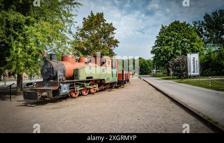 Mildenberg OT von Zehdenick im Landkreis Oberhavel im Bundesland Brandenburg, Industriedenkmal Ziegeleipark - 10.07.2024 Brandenburg *** Mildenberg OT von Zehdenick im Landkreis Oberhavel im Bundesland Brandenburg, Industriedenkmal Ziegeleipark 10 07 2024 Brandenburg Stockfoto