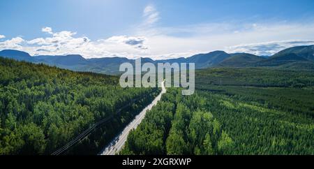 Laurentides Mountains in Charlevoix, Québec Stockfoto