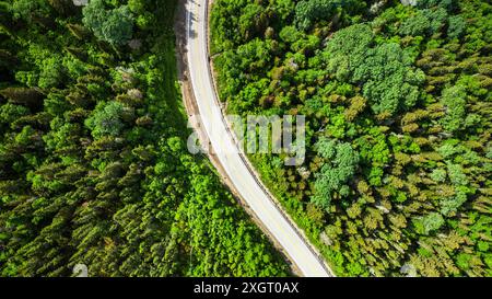 Laurentides Mountains in Charlevoix, Québec Stockfoto