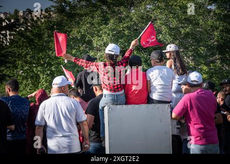 Amman, Jordanien - 9. Juni 2024: Jordanisches Jubiläum des Königs Abdullah. Stockfoto