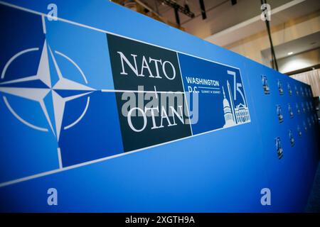 Washington, Vereinigte Staaten. Juli 2024. NATO-Gipfel in Washington. Washington, 10. Juli 2024. Fotografiert im Auftrag des Auswärtigen Amtes Credit: dpa/Alamy Live News Stockfoto