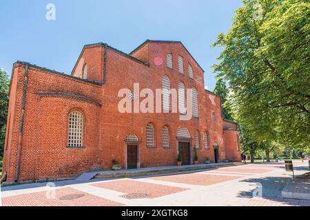 Die Kirche St. Sofia ist einer der ältesten Tempel der bulgarischen Hauptstadt und stammt aus der Zeit, als sie in der römischen Zeit der Friedhof von Serdika war Stockfoto