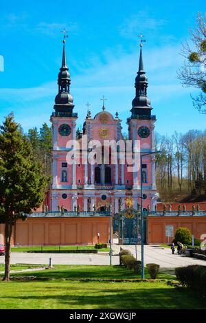 21 04 23; Marienheiligtum Swieolipska Basilika der Besuch der Heiligen Jungfrau Maria - das Dorf Swieta Lipka in Ermland und Mazury in Po Stockfoto