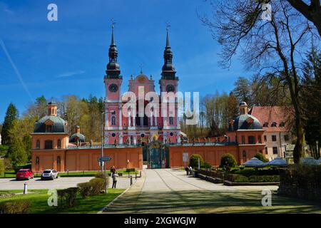 21 04 23; Marienheiligtum Swieolipska Basilika der Besuch der Heiligen Jungfrau Maria - das Dorf Swieta Lipka in Ermland und Mazury in Po Stockfoto