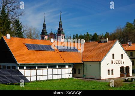 21 04 23; Marienheiligtum Swieolipska Basilika der Besuch der Heiligen Jungfrau Maria - das Dorf Swieta Lipka in Ermland und Mazury in Po Stockfoto