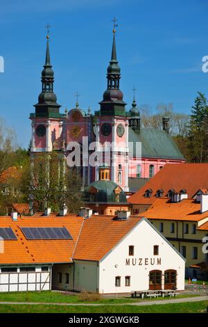 21 04 23; Marienheiligtum Swieolipska Basilika der Besuch der Heiligen Jungfrau Maria - das Dorf Swieta Lipka in Ermland und Mazury in Po Stockfoto