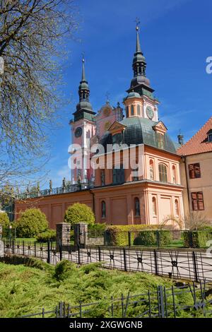 21 04 23; Marienheiligtum Swieolipska Basilika der Besuch der Heiligen Jungfrau Maria - das Dorf Swieta Lipka in Ermland und Mazury in Po Stockfoto