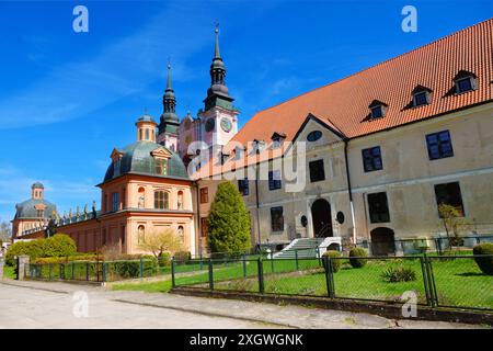 21 04 23; Marienheiligtum Swieolipska Basilika der Besuch der Heiligen Jungfrau Maria - das Dorf Swieta Lipka in Ermland und Mazury in Po Stockfoto