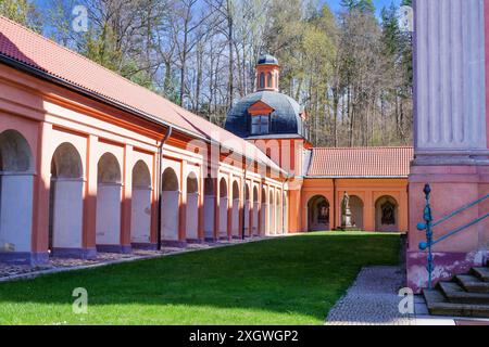 21 04 23; Marienheiligtum Swieolipska Basilika der Besuch der Heiligen Jungfrau Maria - das Dorf Swieta Lipka in Ermland und Mazury in Po Stockfoto