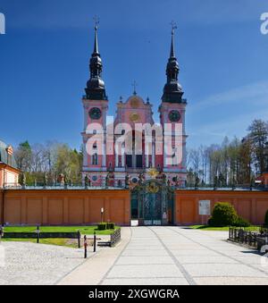 21 04 23; Marienheiligtum Swieolipska Basilika der Besuch der Heiligen Jungfrau Maria - das Dorf Swieta Lipka in Ermland und Mazury in Po Stockfoto