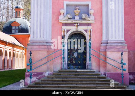 21 04 23; Marienheiligtum Swieolipska Basilika der Besuch der Heiligen Jungfrau Maria - das Dorf Swieta Lipka in Ermland und Mazury in Po Stockfoto