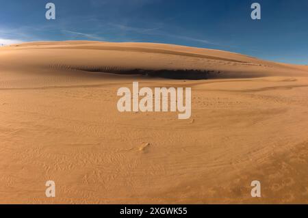 Wunderschöne Dünen des Slowinski-Nationalparks an der Ostsee, Leba. Polen Stockfoto