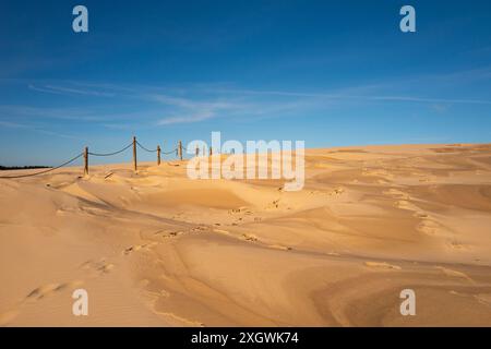 Wunderschöne Dünen des Slowinski-Nationalparks an der Ostsee, Leba. Polen Stockfoto